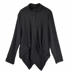 Xitao Vabaaja &uuml;hev&auml;rviline t&auml;isvarrukaga p&uuml;ksikraega naiste &uuml;lemine ebakorrap&auml;rane trendikas s&uuml;gisene isiksuse moodne naiste T-s&auml;rk GJ1123 M hall