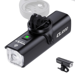 Jalgratta laetav maanteeratta alumine 1200 jalgratas 4000 mAh suur jalgratta esiosa IPX6 jalgratta LED automaatne krossiratta 1200 ts&uuml;kli tuli, valgus, black