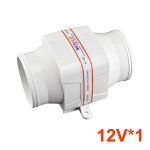 SEAFLO-In-line pilsipuhurventilaator, merepaat, haagissuvila &otilde;hu v&auml;ljat&otilde;mme, valge, SFIB1-270-01, 4 tolli, 100 mm, 2700 CFM, DC 12V