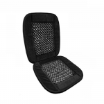 Lahe puidust helmestega istmekate Hingav massaažiauto padi Auto salongitarvikud leevendab stressi auto istmepadi must