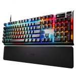 SteelSeries Rapid Tap Kiire p&auml;&auml;stikuga m&auml;nguklaviatuur Juhtmega Jaapani paigutus Helikindel disain Magnetiline Halli efekti sensoriga Varustatud OmniPoint l&uuml;litiga must