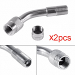 2tk mootorratta 45 90 135 kraadise nurga all painutatud klapiadapter rehvitoru ventiili pikendusadapter veoauto motorattale