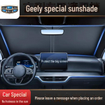 Geely esiklaasi p&auml;ikesekaitse: P&auml;ikesekaitse ja soojusisolatsioon Binyue, Dihaoxing, Ruibo, Vision X6 jaoks.