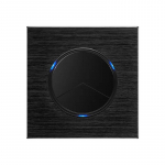 Depoguye 1 Gang 1 Way Juhusliku kl&otilde;psuga sisse/v&auml;lja seinavalgusti l&uuml;liti Majapidamise LED Musta punkti l&auml;htestamine Paneel EU &Uuml;hendkuningriik Prantsusmaa pistikupesa 250 V 3gang1way