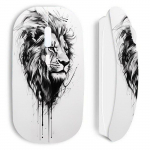 Souris sans fil - Maniacase - Regal Roar - Blanc - Design ergonomique - Confort d'utilisation