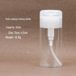 Kaasaskantav reisinahahooldus kosmeetika PET-pudel 120ml