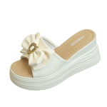 Naiste Mood Paksu tallaga Kodu Platvorm Sussid Suvised Puukingad libisemiskindlad K&otilde;rgendatud Slaidid Kingad damen Paksu tallaga pl&auml;tud Sandaalid 38