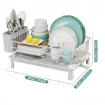 n&otilde;ude kuivatusrest,S&ouml;&ouml;giriistade rest koos n&otilde;udealuse ja tilkumisn&otilde;uga,tassihoidja,s&ouml;&ouml;giriistade hoidja,K&ouml;&ouml;gitasapinna hoiuriiul valge