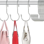 10 tk Unikaalne Twist Design Kotiriide Rahakott riidepuu kapi jaoks, Rahakotikonksud Kapivardakonksud riputamiseks kotid K&auml;ekotid V&ouml;&ouml;d Sallid M&uuml;tsid Riided must