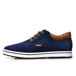 K&otilde;rgendusega kingad Liftikingad K&otilde;rgust suurendavad kingad Mehed K&otilde;rgust suurendav sisetald 6 cm Meeste tossud Spordijalatsid Mustad Kingad 43 blue