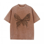 Puuvillane Vintage l&uuml;hikeste varrukatega T-s&auml;rk Meeste Y2K Ameerika retro T-s&auml;rk Naiste Suvised Hip Hop T-s&auml;rgid Harajuku T-s&auml;rgid S