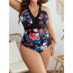 2025 Tr&uuml;kiga Rihmadega Pluss Suuruses Ujumisriided Naised Seksikas Push Up Suur &Uuml;hes T&uuml;kis Ujumistrikoo Ristuv Selg &Uuml;mar Suur Supelkost&uuml;&uuml;m 0XL