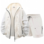 Kapuutsiga p&auml;ikesekaitsekomplekt meestele Hingav ja kiiresti kuivav V&auml;lispordi Kalap&uuml;&uuml;gi P&auml;ikesekaitse R&otilde;ivad Paaridele 4XL