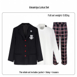 Persona 5 Yoshizawa Kasumi, Ren Amamiya ja Goro Akechi Koolivormi Cosplay Kost&uuml;&uuml;m S