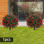 Artificial Flower , Decorative Stake, Premium, Easy to Use, Centerpiece, Ornamental Lawn Decoration