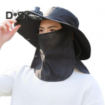 Kalamehe m&uuml;ts eemaldatava ventilaatoriga, p&ouml;&ouml;rleva USB-ventilaatoriga, laia &auml;&auml;rega p&auml;ikesem&uuml;ts, UPF50+ kaitsega, reguleeritava &uuml;mberm&otilde;&otilde;duga kalamehe m&uuml;ts must