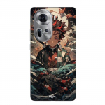 Coque de t&eacute;l&eacute;phone - Maniacase - Oppo Reno 11 5G - Silicone - Souple - Demon Slayer Tanjiro