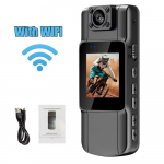 4K HD Wifi minikaamera k&auml;eshoitav tagumine klamber Seaduskaitse IR Night Vision nutikas digitaalne videosalvesti Kaasaskantav kerekaamera autosalvesti WiFi Mini Cam