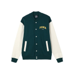 Puma V&auml;rviplokk Vintage Vabaaja &Uuml;he N&ouml;&ouml;biga Pesapallijakk Meeste jakid Roheline 679341-24 M