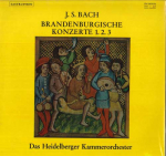 LP plaat HEIDELBERGER KAMMERORCHESTER - Bach : Brandenburgi kontserdid 1. SM007070 SASTRUPHON Saksamaa Klassikaline Kasutatud