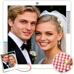 Kohandatud teemantmosaiigi komplektid t&auml;iskasvanutele, Kohandatud teemantmosaiik, Privaatne kujunda oma pilt, 20x20