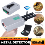 12V Uusim K&otilde;rge T&auml;psusega AKS 3D Metallidetektor Pika Maa-alune Teemandi Kulla H&otilde;beda Vase Metallidetektor Metall