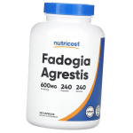 Fadogia Agrestis ekstrakt, Fadogia Agrestis 600, Nutricost 240 kaps (08647005) 240caps