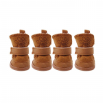 Enim m&uuml;&uuml;dud soojad talvised lemmikloomajalatsid v&auml;ikestele koertele Libisemiskindlad koerakassi lumesaapad Chihuahua Shih Tzu jalan&otilde;ud maskotid Zapatos Perro 1 pruun