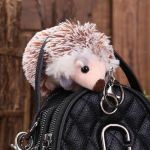 Armas Plush Pompon Hedgehog Animal v&otilde;tmehoidja kott 10cm mobiiltelefoni ripats v&otilde;tmehoidja