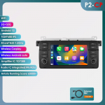 Ossuret 7-tolline 8G 128G AI-h&auml;&auml;lega 2DIN Android Auto raadio BMW 3 E46 M3 318 320 325 330 335 jaoks Carplay 4G NET Auto multimeedia GPS Intelligentne auto raadio P2CP 4Core 2G 32G