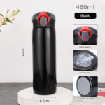 Kaasaskantav laste termoskruus &otilde;lgedest roostevabast terasest multifilmi vaakumkolbidega lastele armas termoveepudeli trumli termokupp 460ml