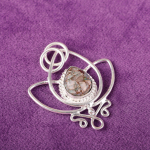 Etioopia Vask-t&uuml;rkiis ripats, 925 Sterlingh&otilde;be ehted, Kingitus naistele K&auml;sit&ouml;&ouml; ripats V&auml;&auml;riskiviehted 1.44 Inches roosa