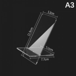 L&auml;bipaistvast akr&uuml;&uuml;list mobiiltelefonialuse lauadoki hoidik nutitelefonile universaalse laualaadija tugitelefoni kinnitus