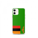 Coque T&eacute;lephone Drapeau Zambie &ndash; iPhone 12 mini