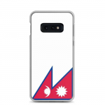 Coque T&eacute;l&eacute;phone &ndash; Samsung &ndash; Galaxy S10e &ndash; Drapeau du N&eacute;pal &ndash; Supp &ndash; Mitmev&auml;rviline