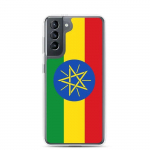 Coque T&eacute;l&eacute;phone Drapeau &Eacute;thiopie &ndash; Samsung Galaxy S21 Plus
