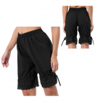 Vintage aluspesu L&uuml;hikesed p&uuml;ksid Daamile T&uuml;drukule Ruffle Bow Bloomers P&uuml;ksid Ajalooline Halloweeni Cosplay kost&uuml;&uuml;m L