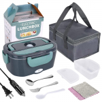 Auto majapidamises kasutatav elektriline soojendusega s&ouml;&ouml;gikarp 2-&uuml;hes, veevaba isoleeritud s&ouml;&ouml;gikarp, kaasaskantav pistik&uuml;hendusega One Size