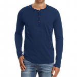 Meeste pikkade varrukatega s&auml;rk Solid vabaaja s&auml;rk Slim Fit &uuml;mara kaelusega meeste T-s&auml;rk XXL