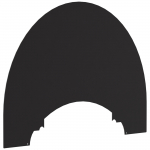 Steel log burner BJORN hearth plate