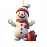 1 paar J&otilde;uluvana ripatsid Akr&uuml;&uuml;l V&auml;rvilised rippuvad j&otilde;ulukaunistused Klassikalised j&otilde;uluvana p&uuml;hadekaunistused Kingitused s&otilde;pradele perele A