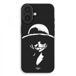 Coque Pour iPhone 17 Monkey D. Luffy black and white
