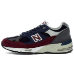 New Balance 991 Valmistatud Inglismaal Sinine Burgundiapunane Meeste Tossud Punane Hall M991RKB 42.5