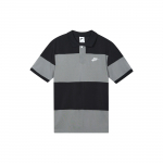 Nike Sport Essential Logo V&auml;rviplokk L&uuml;hikeste Varrukatega Polo Meeste Topid Must Suitsuhall DM6951-010 L