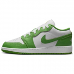 Air Jordan 1 Low GS Chlorophyll Laste tossud Roheline Valge V&auml;lk HF4779-100 36