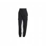 Adidas Dance Unisex Mitmek&uuml;lgsed Kootud Cargo Treeningp&uuml;ksid Kolme Triibu ja V&auml;rviplokkide Disainiga Naiste P&uuml;ksid Must IN1826 L