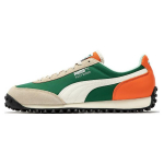 PUMA Fast Rider Dream Nahk V&otilde;rk Retro Madala s&auml;&auml;rega Elustiili tossud Unisex tossud Valge Roheline Pruun 393993-01 35.5