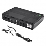 UPSi katkematu toiteallika miniaku tagavara leegiaeglustav kompaktse suurusega kaamera ruuteri toiteallikas EU Plug 8800mAh