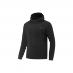 Li Ning Fitness Series Kapuutsiga Logoga Tikandiga T&otilde;mblukuga Jakk Meeste jakid AFDVB27-1 3XL