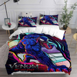 Venom Viimane Tants Voodipesukomplektid Pehme Tekikate Voodikate Tekikate Padjap&uuml;&uuml;r 2-3 Osaline Komplekt Lastele T&auml;iskasvanu Suurus EU Single 135x200cm